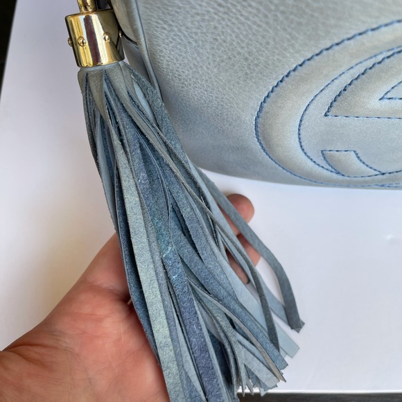 Gucci soho disco baby blue nubuck suede READ !! - Picture 5 of 12